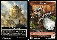 City's Blessing (0040) // Hamster (0022) Double-Sided Token